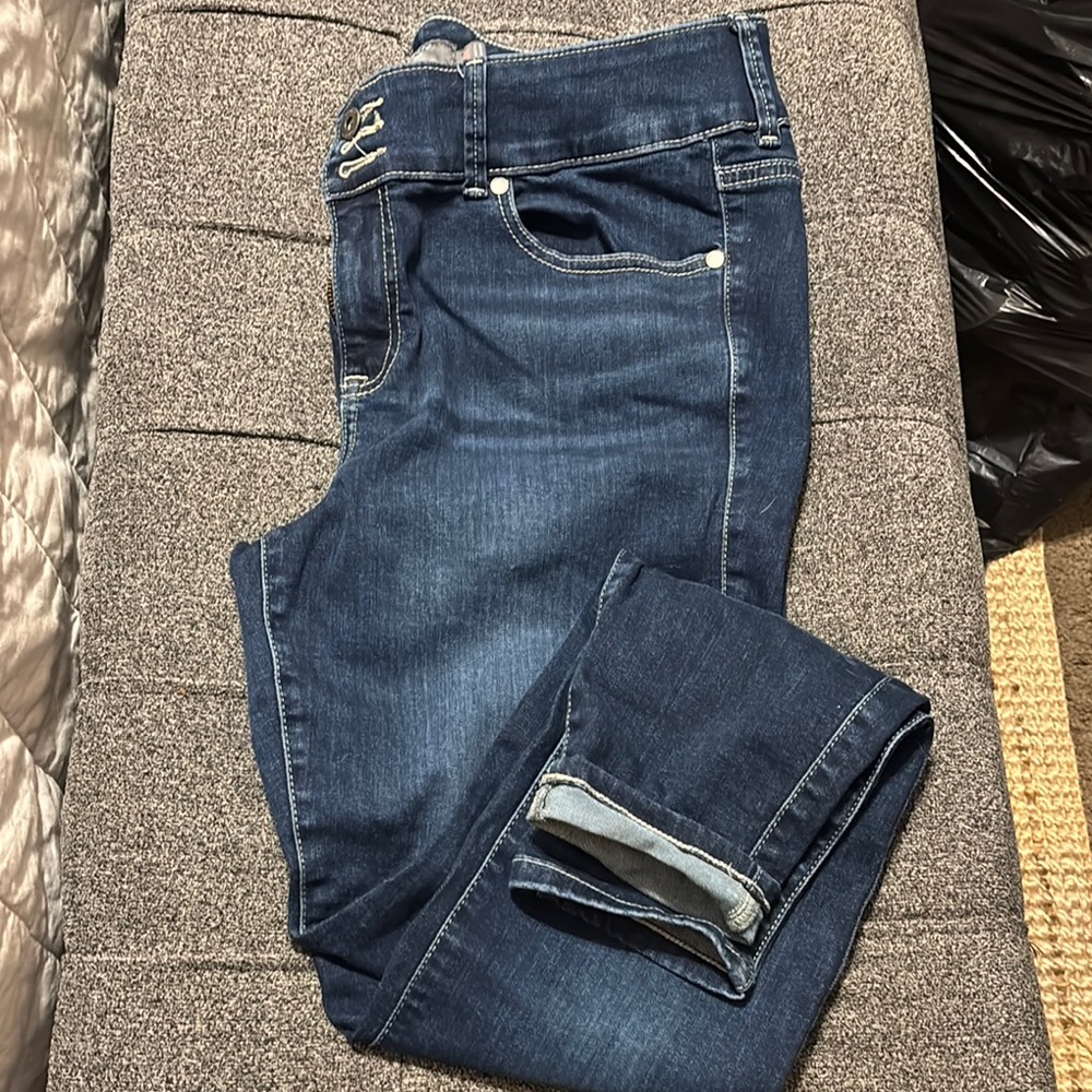 Dark Blue Denim Jeans